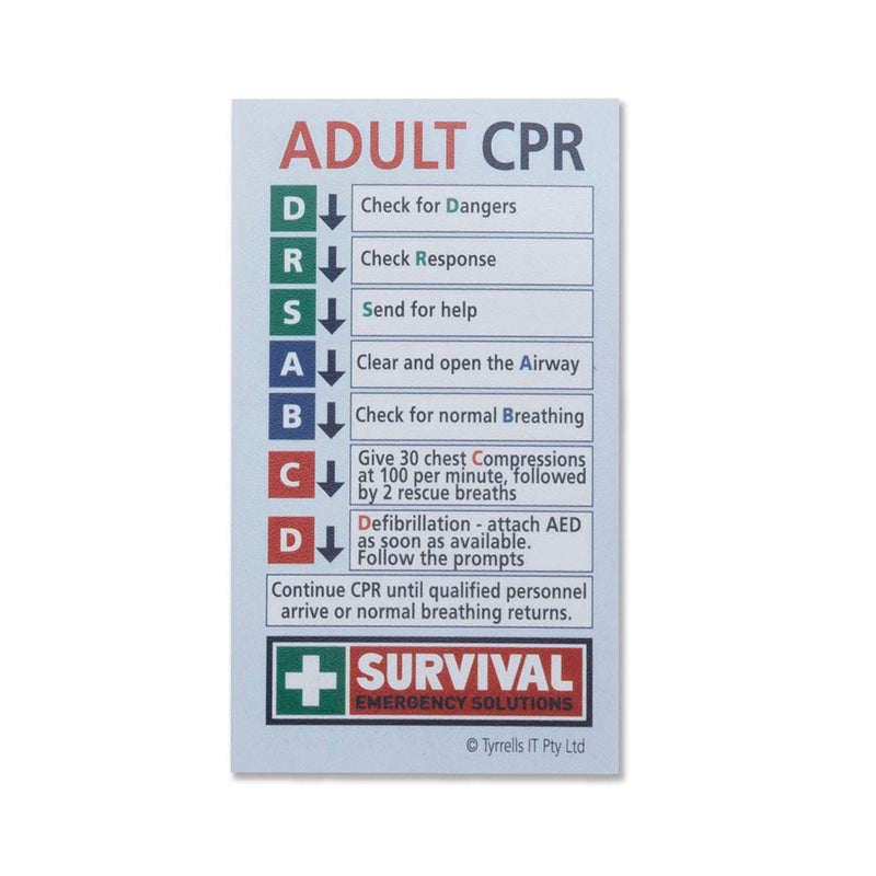 CPR Card - SURVIVAL